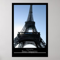 Eifel Stå högParis, Frankrike Print