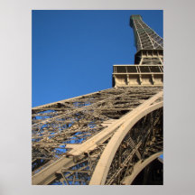Eiffel står hög perspektiv affisch
