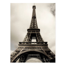 Eiffel torn 8 vykort