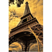 Eiffel torn photo cutouts