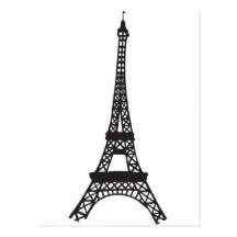 Eiffel torn vykort
