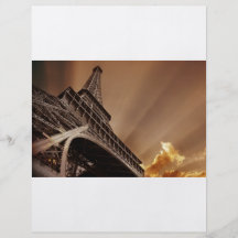 Eiffel tornreklamblad flygblad designs