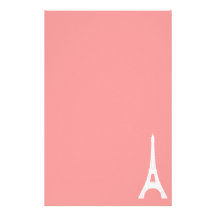 Eiffel tornrosor personligt brevpapper