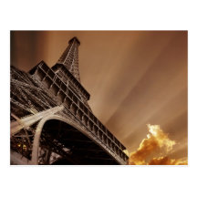 Eiffel tornvykort
