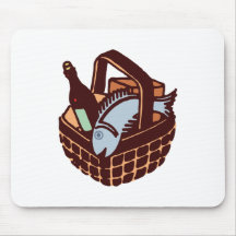 Einkaufskorb shopping basket mousepad