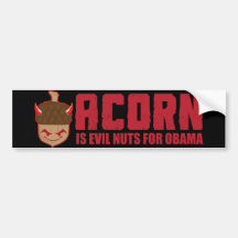 Ekollonen är onda nöt för den Obama bildekalet
