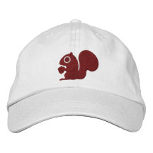 Ekorre Broderad Baseball Keps