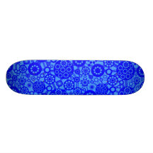 Ekosystem - blått på baby blue skateboard