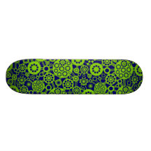 Ekosystem - Martian grönt på den djupa marinen Skateboard Deck