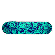Ekosystem - turkos på den djupa marinen skate board decks