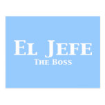 El Jefe chefgåvorna Vykort
