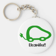 ElectricVehicleFriendly som elektrifieras! Nyckel Ringar