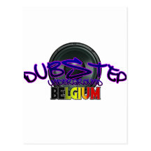 Electro för Reggae för Belgien DUBSTEP dubsmuts Vykort