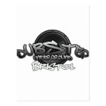 Electro för reggae för Bristol UK DUBSTEP dubsmuts vykort