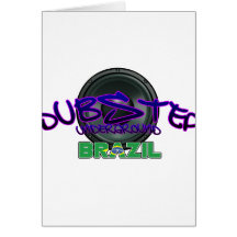 Electro för reggae för smuts för dub för Brasilien Kort