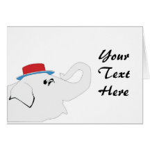 ELEFANT HÄLSNINGS KORT