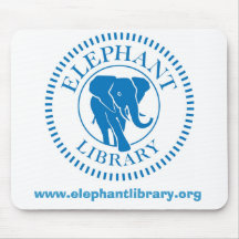 Elefantbibliotek Mousepad Mus Mattor