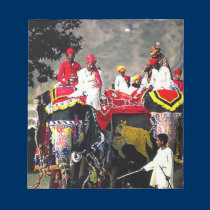 Elefantfestival Jaipur Rajasthan anteckningsblock