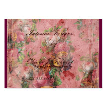 Elegant blom- visitkort