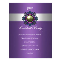 Elegant cocktailpartylilavit anpassningsbara inbjudningskort