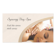 Elegant massageterapivisitkort