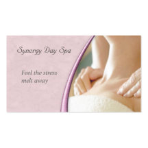 Elegant massageterapivisitkort