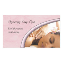 Elegant massageterapivisitkort