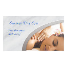 Elegant massageterapivisitkort