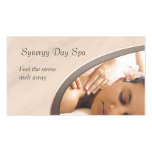 Elegant massageterapivisitkort