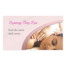 Elegant massageterapivisitkort