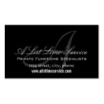 Elegant Monogram en anpassadevisitkort