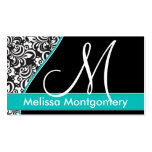 Elegant Monogramvisitkort - kricka