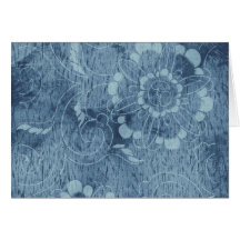 eleganta blommor hälsningskort