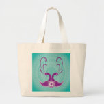 Eleganta påfåglar tote bag
