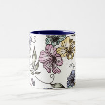 Eleganta Victorianvintageblommor Muggar