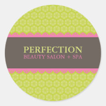 ELEGANTPERSONLIGETIKETT:: perfektion 3B Klistermärke