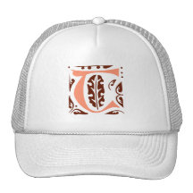 Elegantt antikt medeltida brev T Trucker Keps
