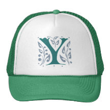Elegantt antikt medeltida brev Y Trucker Keps