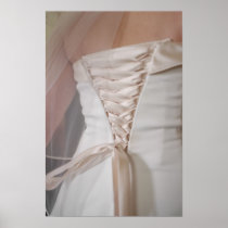 Elegantt bröllopsklänningsnöre