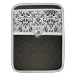 Elegantt damastast MonogramiPadfodral Sleeves För iPads