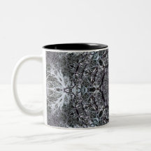 Elegantt dekorativt rundamönster. Anpassningsbar Kaffe Muggar