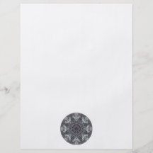 Elegantt dekorativt rundamönster. Anpassningsbar Flyg Blad