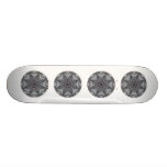 Elegantt dekorativt rundamönster. Anpassningsbar Skate Deck