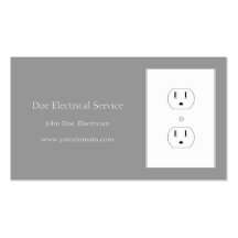 Elektriker/elektrisk leverantör/metall visitkort mallar
