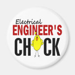 Elektrisk ingenjör chick kylskåpmagneter