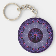 Elektrisk Kaleidoscope Nyckel Ring