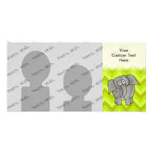Elephant. Foto Kort