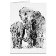 elephantonajourney hälsnings kort