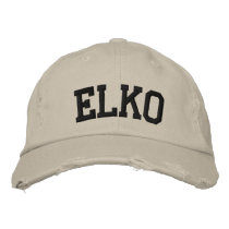 Elko broderade hatten