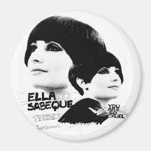 Ella ingen admirador för un för sabequetiene magnet för kylskåp
